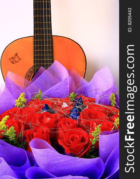 Rose With Guitar