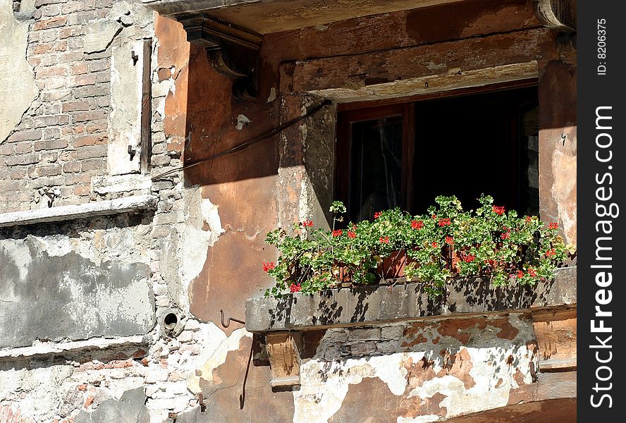 Italian window on older building