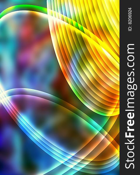 Abstract Multicoloured  background with bright strips. Abstract Multicoloured  background with bright strips