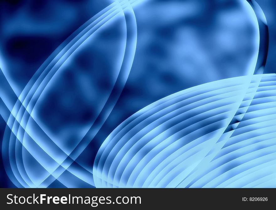 Abstract background with bright strips. Illustration