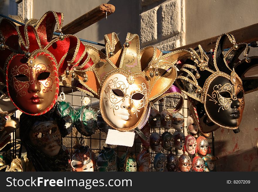 Masks for carnival in Venice. Masks for carnival in Venice