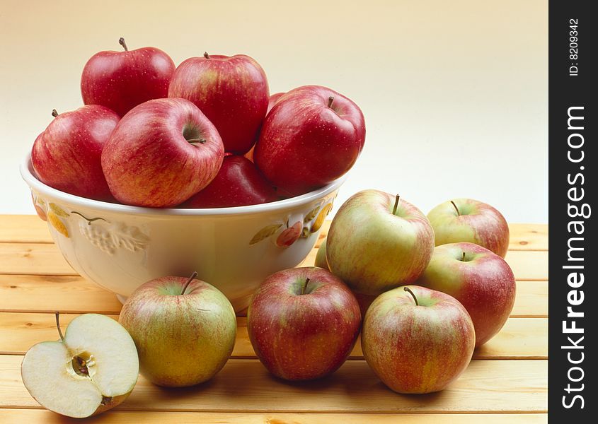 Apples On A Table