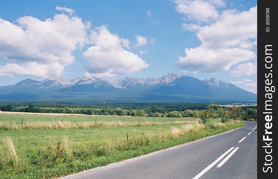 Highest slovak Mountains Vysoke Tatry. Highest slovak Mountains Vysoke Tatry