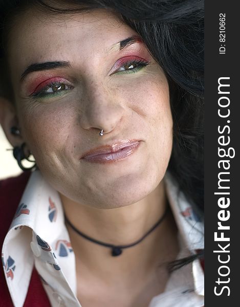 Freckled Woman