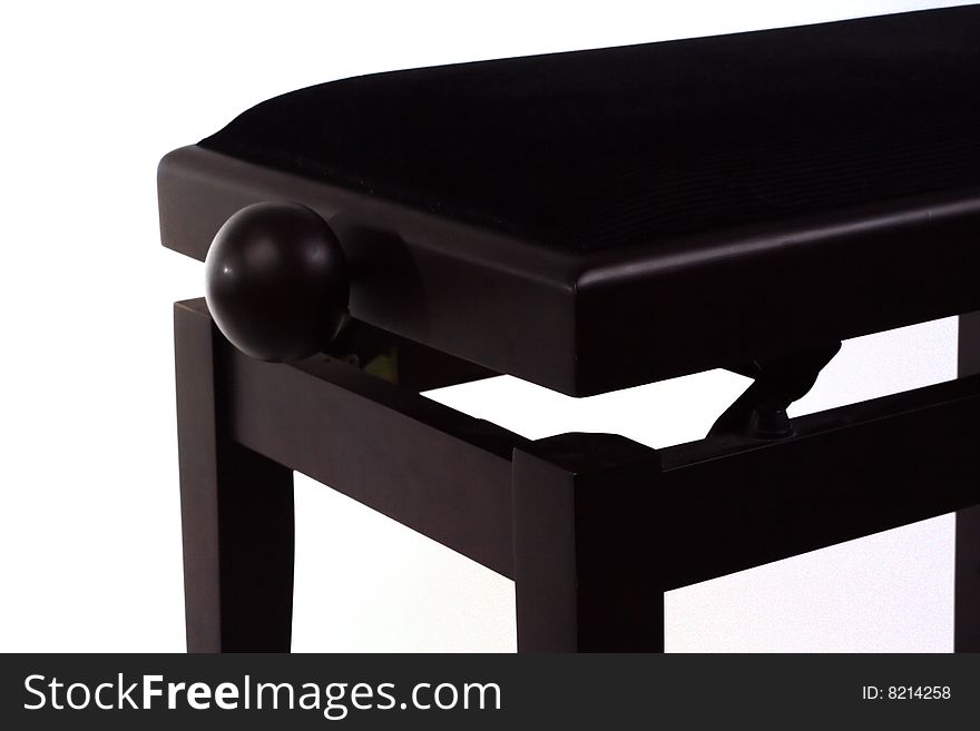 Piano Stool Detail Isolated