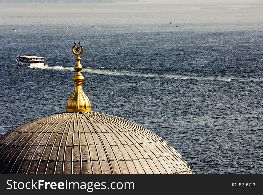 View over the Bosporus, Turkey-Istanbul. View over the Bosporus, Turkey-Istanbul