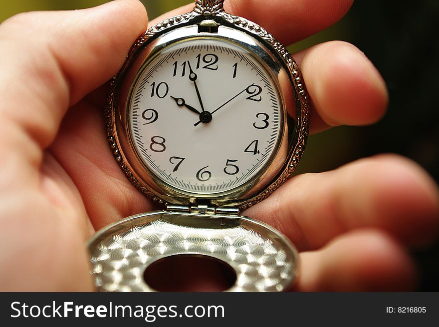 Beautifule vintage silver pocket watch