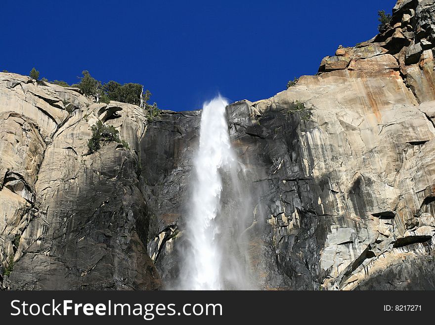 Waterfall in Yosemite National Park, California, USA