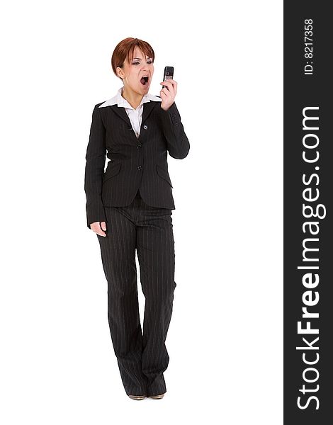 Businesswoman With Mobile Phone