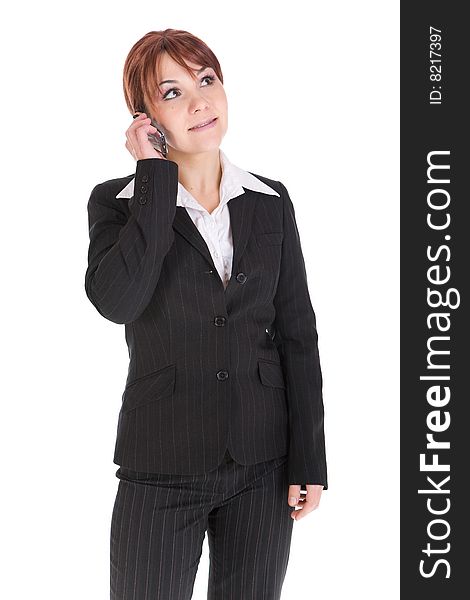 Businesswoman With Mobile Phone