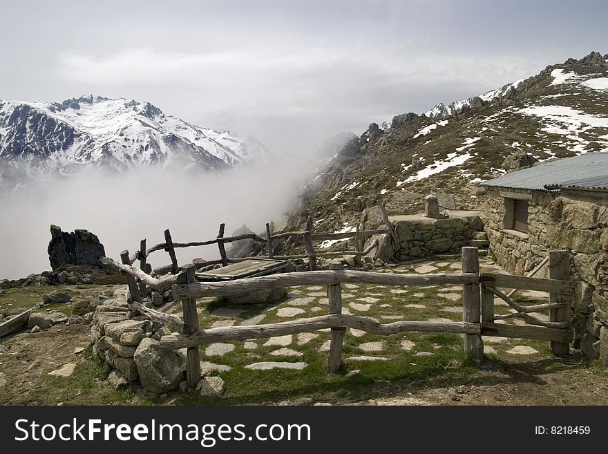 Mountain hut, Corsica