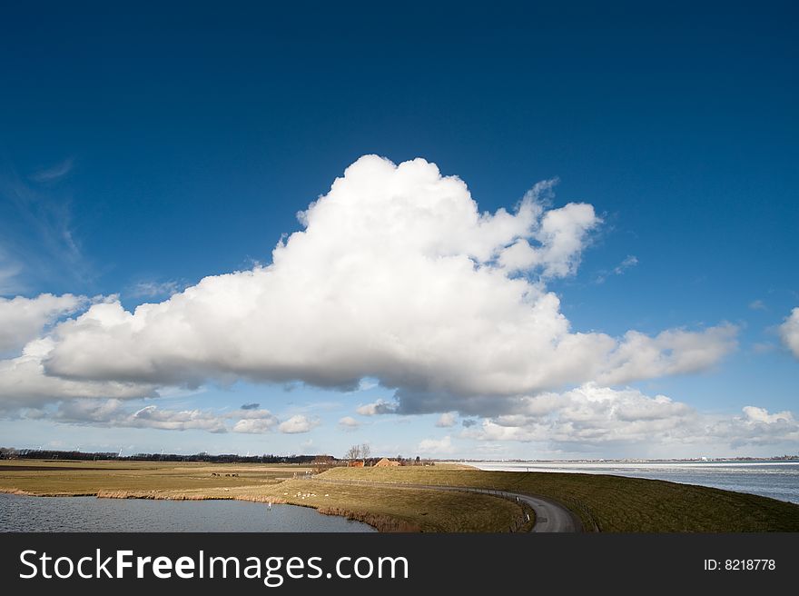 Beautiful winter landscape in Holland. Beautiful winter landscape in Holland