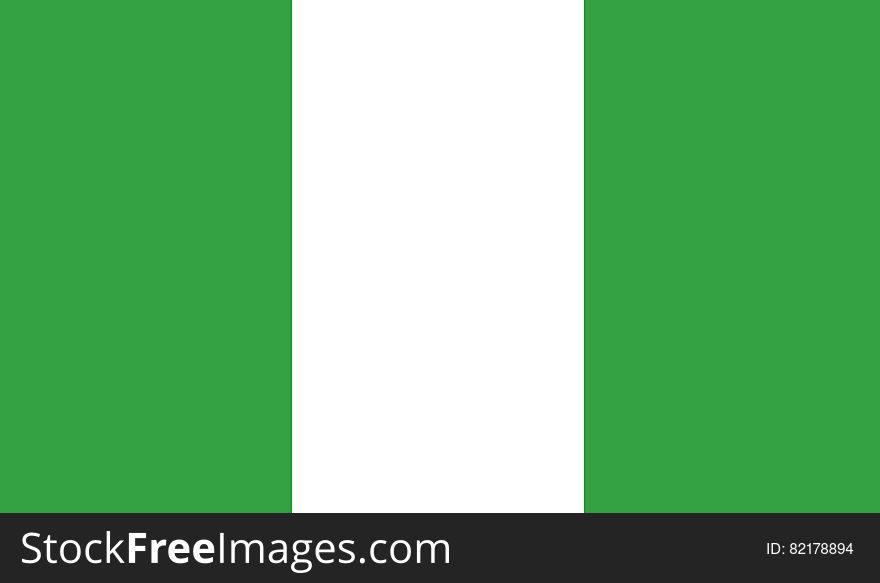 Flag Of Nigeria Vector Icon Illustration