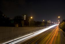 Highway At Night Stock Images Highway At Night Stock Images