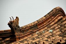 Chinese Roof Stock Image