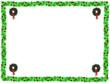 Wreaths And Holly 2009 Royalty Free Stock Photos Wreaths And Holly 2009 Royalty Free Stock Photos