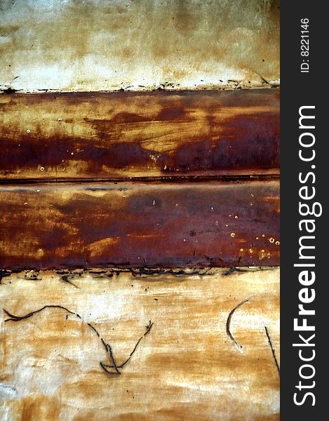 Abstract background out of a rusty surface