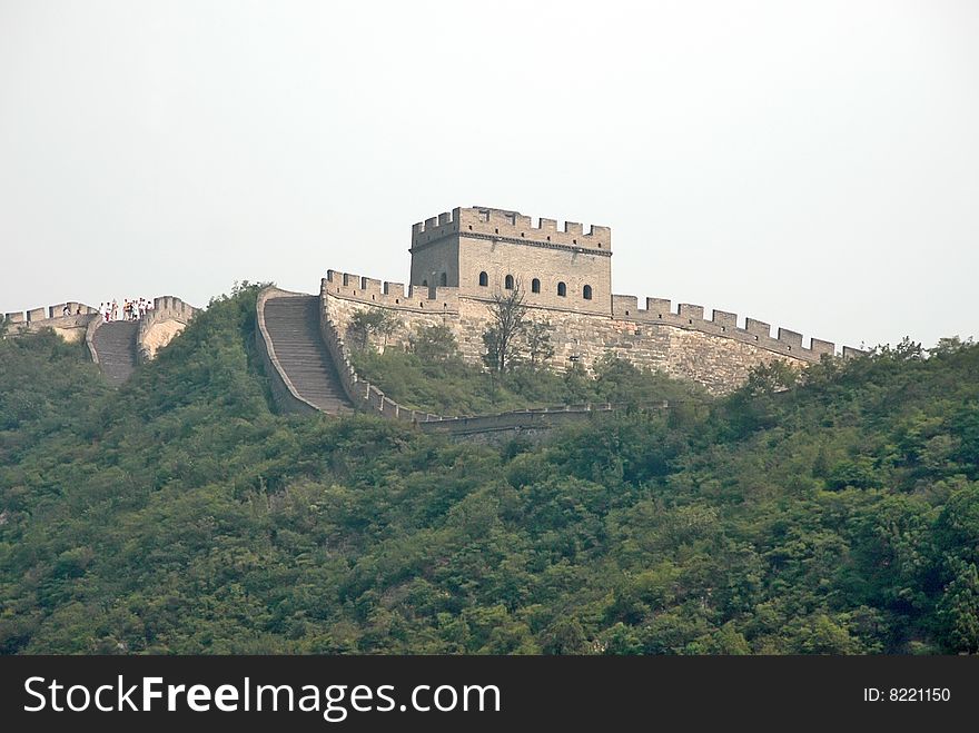 The great wall near beijing, China