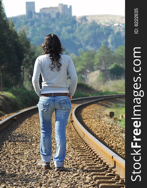 Walking On A Railway