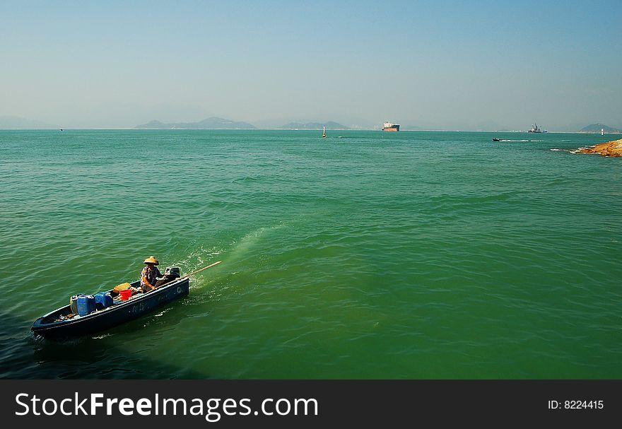 Boat On Ship