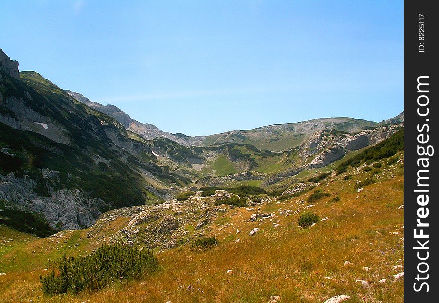 Up in the mountains in Durmitor National Park, Montenegro