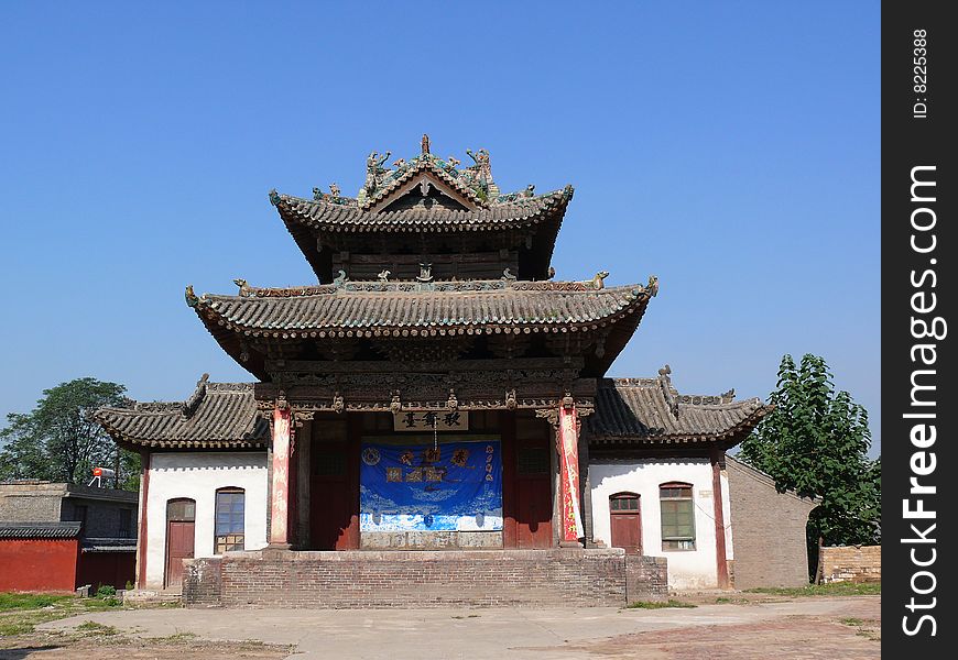 Here are the old theater in the ming dynasty of China, set up in the year 1616, every temple fans were here to watch the. Here are the old theater in the ming dynasty of China, set up in the year 1616, every temple fans were here to watch the