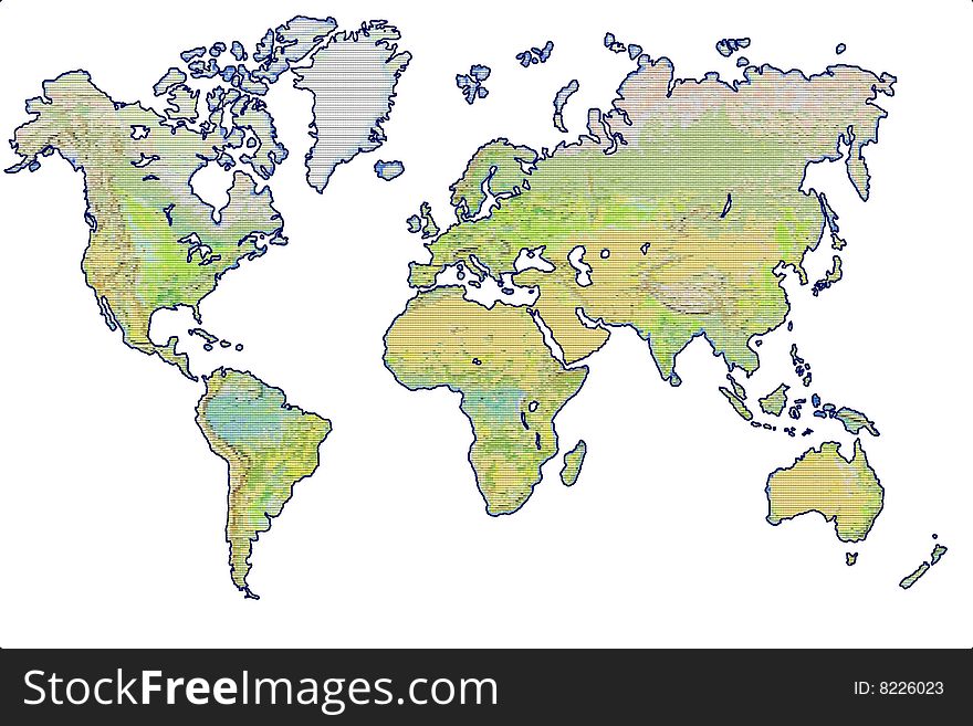 pix. of is map peace area