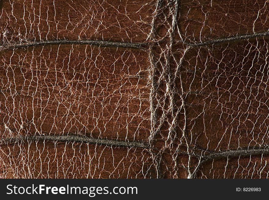 Authentic Rough Leather Texture Background