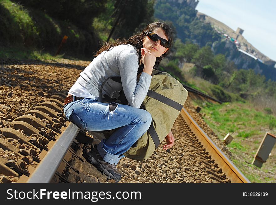 Sitting On A Railway