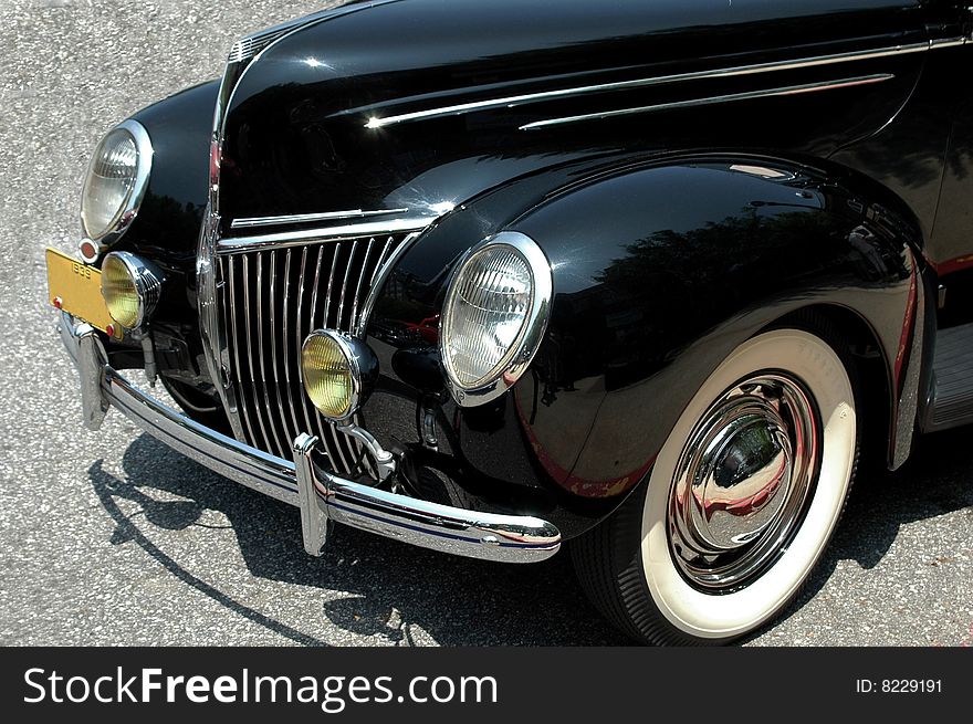 Classic car photographed at local car show Georgia.