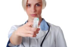 Nurse With Syringe Stock Image Nurse With Syringe Stock Image