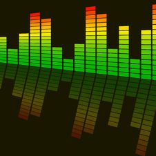 Abstract Background Digital Equalizer Stock Images Abstract Background Digital Equalizer Stock Images