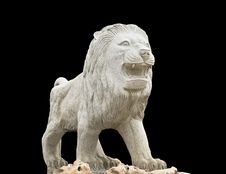 Statue Showing A Lion Royalty Free Stock Photography Statue Showing A Lion Royalty Free Stock Photography