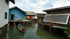 Muslim Floating Village Moorage Stock Photos Muslim Floating Village Moorage Stock Photos