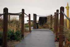 Pathway To The Beach Royalty Free Stock Photos