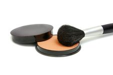 Powder And Brush Royalty Free Stock Photos Powder And Brush Royalty Free Stock Photos