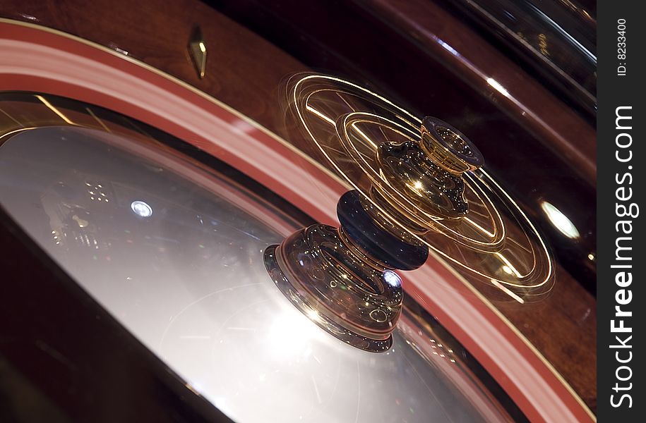 Close up of a roulette wheel. Close up of a roulette wheel