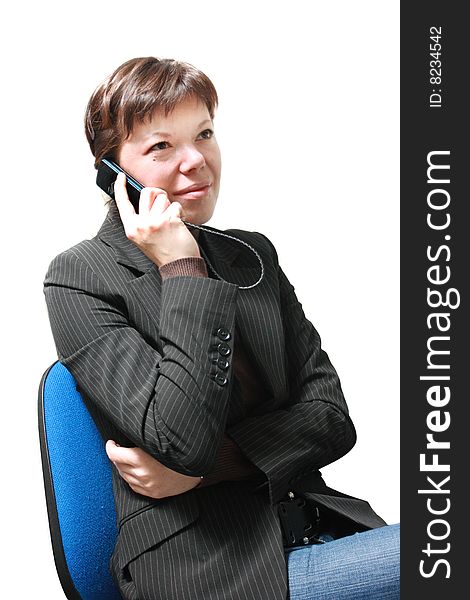 Woman Talking On Phone