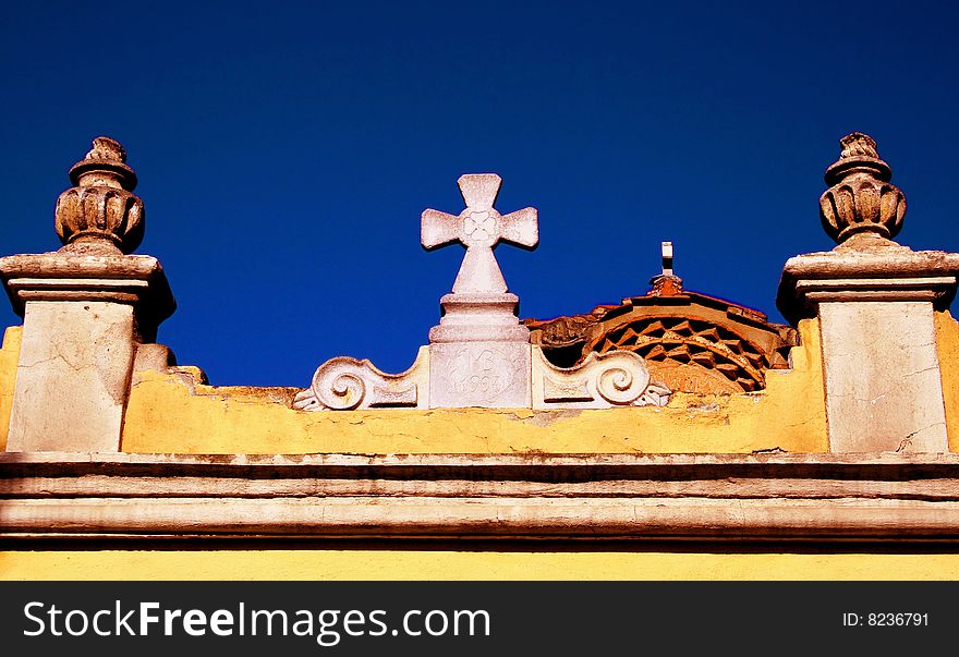 Roof detail from a Greek orthodox church