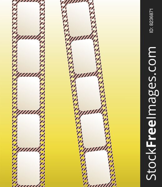 Film frame background with space for your text or image.