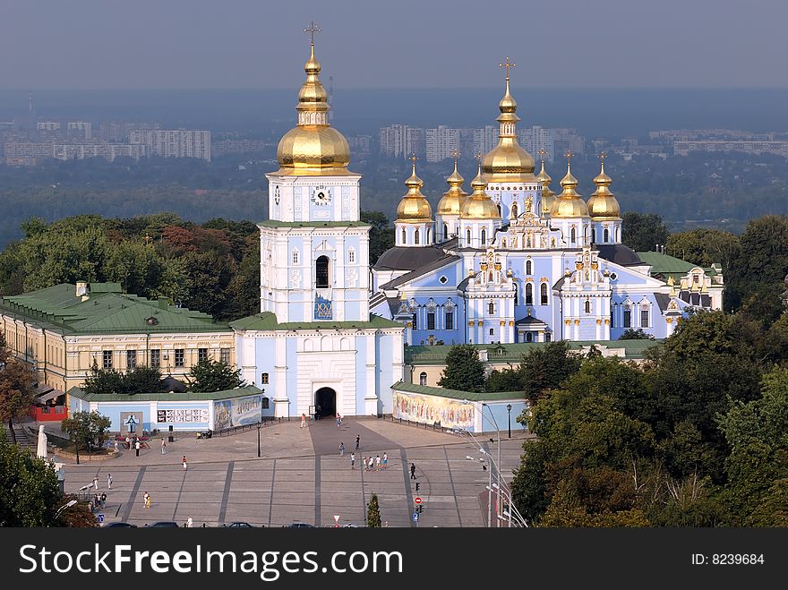 One of the most beautiful Cathedrals in Kiev, Ukraine. One of the most beautiful Cathedrals in Kiev, Ukraine