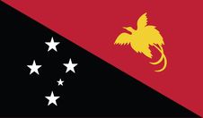 Flag Of Papua New Guinea Vector Icon Illustration Stock Images