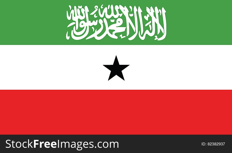 Flag of somaliland vector icon illustration eps10