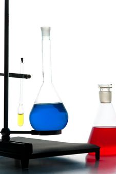 Chemistry Experiment Stock Photo