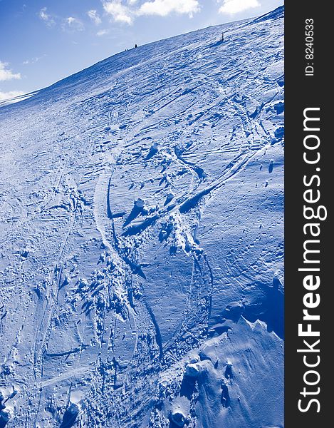 Snow texture in alps abstract background. Snow texture in alps abstract background