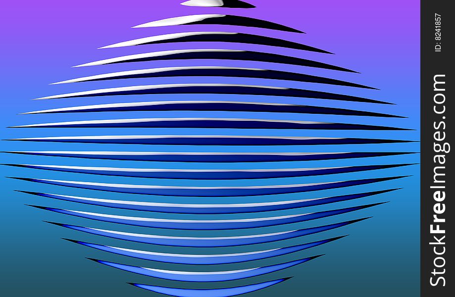 Abstract blue stripes for background