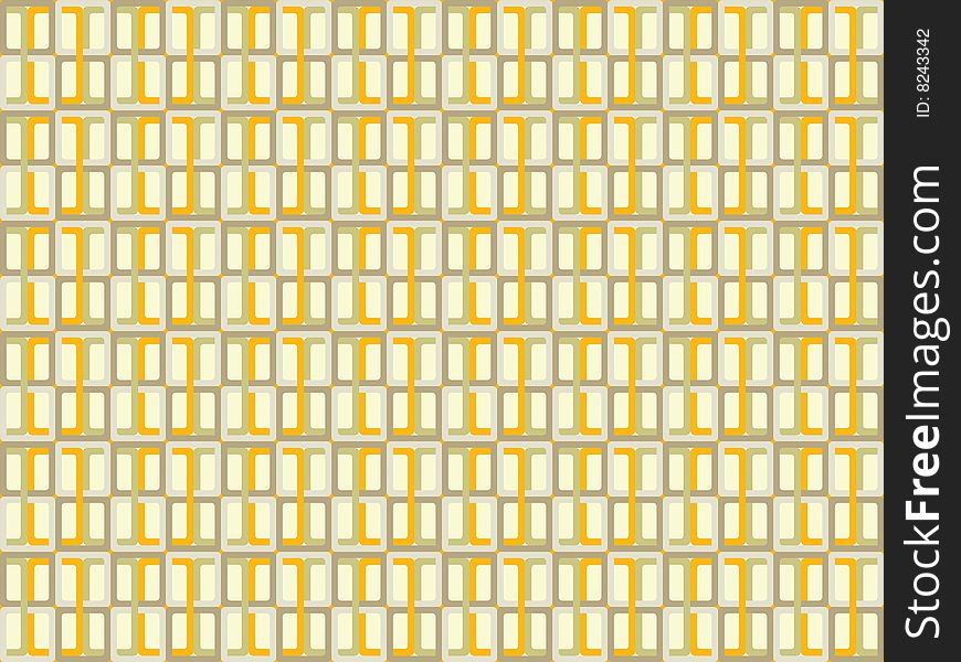 Seamless Seventies Style Inspired Wallpaper. Seamless Seventies Style Inspired Wallpaper