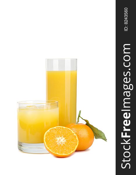 Tangerines And Juice From Tangerines