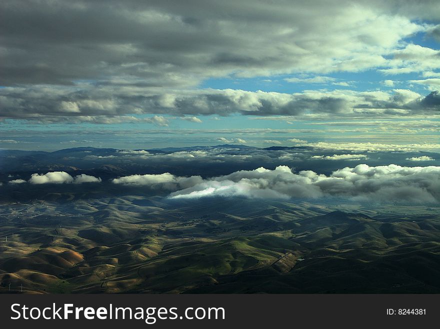 Aerial Photography of the Altamont Pass, Alameda County, CA. Aerial Photography of the Altamont Pass, Alameda County, CA