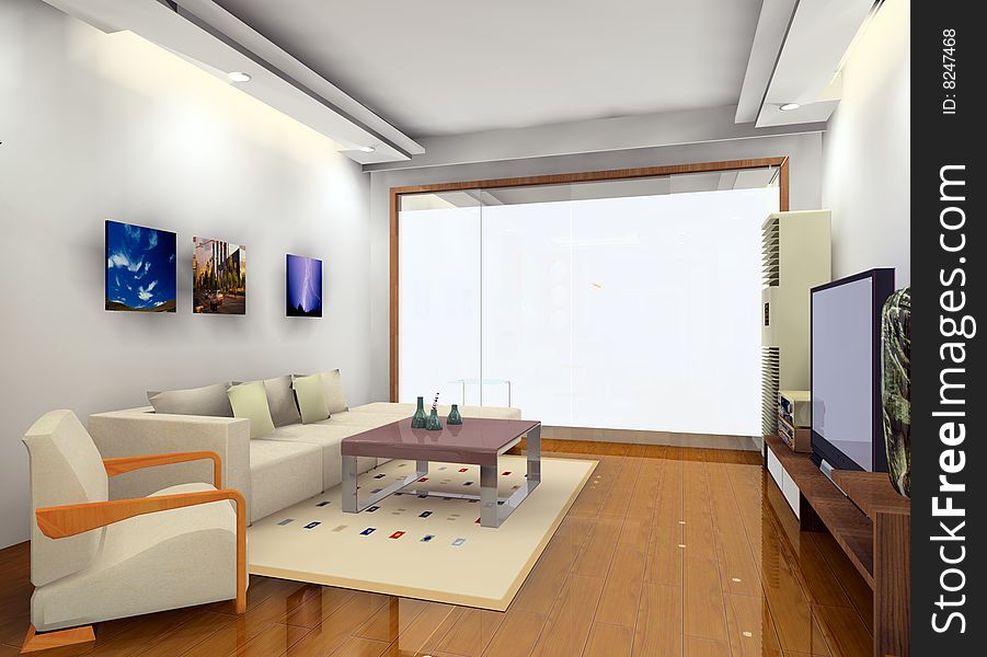 A kind of living room design. A kind of living room design